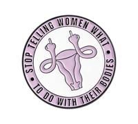 Spilla creativa a forma utero Spilla simbolo femminile da donna simbolica per accessori gioielli da donna Distintivo in lega qualità