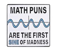 Spilla creativa con funzione matematica e design Bob WiFi, normale, Metallo non prezioso