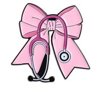 Spilla creativa del fumetto del dispositivo di benessere Pin del distintivo per gli operatori sanitari Forte lega design leggero facile da usare rivestimento Corsage Pin, Misura unica, come descritto