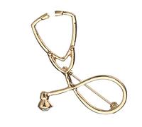 Spilla creativa per dottore Nurse Stethoscope Styling Pin Badge Abbigliamento Accessori Conveniente e resistenteUtile e pratico.