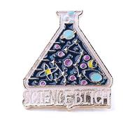 Spilla Creativa Stella Luna Portafortuna Bottiglia di Smalto Spilla Regalo Amante della Scienza Comodo e praticoDurability