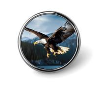 Spilla da bavero a forma di anime, in metallo, rotonda, alla moda, per camicie, giacche, cappelli, Circular, Alluminio, Nessuna pietra preziosa