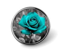 Spilla da bavero a forma di anime, in metallo, rotonda, alla moda, per camicie, giacche, cappelli, Circular, Alluminio, Nessuna pietra preziosa