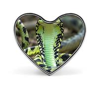 Spilla da bavero a forma di cobra e serpente, spilla alla moda, spilla a bottone, spille rotonde, spille smaltate, spilla in metallo per cappello, camicia, abbigliamento, borse, decorazione.