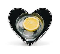 Spilla da bavero a forma di limone e tazza, 1 pollice, in metallo, con cuore, leggera, con bordi lisci, versatile, spilla con distintivo d'amore per camicie, giacche, borse, regali per amici e fami