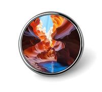 Spilla da bavero Antelope Canyon per uomo, spilla alla moda Antelope Canyon - graziosi distintivi smaltati, spilla in lega di alluminio per cappelli, camicie, borse, giacche e accessori (spille con bo