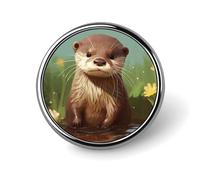 Spilla da bavero colorata con teschi di zucchero, spille rotonde in metallo, spilla alla moda per camicie, giacche, cappelli, circolari, in alluminio, senza pietre preziose, circolari, in alluminio