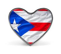 Spilla da bavero con bandiera delle tribù native americane di Porto Rico - Spilla a forma di cuore per accessori da uomo e da donna, spille da bavero in smalto leggero da 1 pollice, bottoni per zaini,