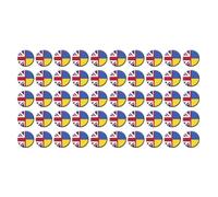 Spilla da bavero con bandiera ucraina del Regno Unito, distintivo della bandiera dell'amicizia dell'Ucraina, Distintivi dell'Ucraina, Pace ucraina per la bandiera del cerchio, 10pcs