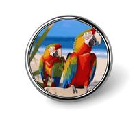 Spilla da bavero con bottoni colorati, spille rotonde in metallo, spilla alla moda per camicie, giacche, cappelli, Circular, Alluminio, Nessuna pietra preziosa