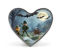 Spilla da bavero con carrozza di zucca dell'albero morto Squisita spilla alla moda bottoni personalizzati distintivo novità spille uniche spille a forma di cuore bottoni in metallo per zaino, cappello