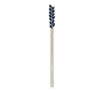 Spilla da bavero con cristalli, spilla a forma di spighe di grano, accessorio unico e squisito, in lega, per donna, Misura unica, come descritto