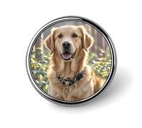 Spilla da bavero con motivo Golden Retriever, spilla, distintivo, cravatta, gioielli, decorazioni per cappelli, giacche e camicie