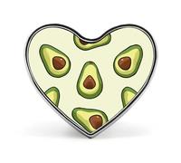 Spilla da bavero con motivo, spilla a forma di cuore in metallo da 1 pollice, leggera, con bordi lisci, versatile, spilla con distintivo d'amore per camicie, giacche, borse, regali per amici e fami