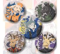 Spilla da bavero con pulsante dei personaggi di Anime BEASTARS Yahya Legoshi Louis Melon Haru Jack, design alla moda, 58mm, accessorio decorativo per camicia/borsa, regalo carino per amici, famiglia, 