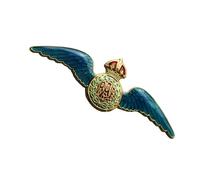 Spilla da bavero della RAF British UK Royal Air Forces (RAF) spilla da pilota con ali da pilota, medaglie, distintivi decorativi, One Size, come descritto