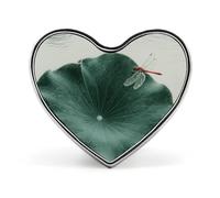 Spilla da bavero Dragonfly by the Lake - Spille a forma di cuore per accessori da uomo e da donna, spille da bavero in smalto leggero da 1" per zaini, cappelli, borse, cordini