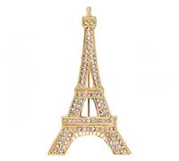 Spilla da bavero femminile | Gioielli a Forma di Torre con Strass,Spille Eleganti e Chic | per Maglione Sciarpa Festa Cappotto Giacca Donna