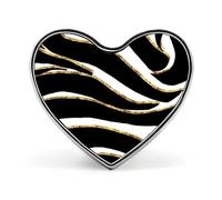 Spilla da bavero in alluminio leggero a nido d'ape gialla con api felici, per camicie e abbigliamento casual