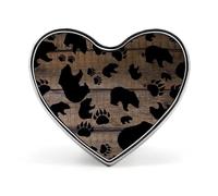 Spilla da bavero in alluminio leggero a nido d'ape gialla con api felici, per camicie e abbigliamento casual