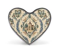 Spilla da bavero in metallo leggero e resistente, con delfino nell'oceano, rotonda, alla moda, per camicie, giacche, cappelli, forma d'amore, alluminio, senza gemme, forma d'amore, alluminio, senza