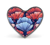 Spilla da bavero in stile Art Déco, spilla alla moda, spilla a bottone carina a forma di cuore