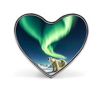 Spilla da bavero leggera e resistente in metallo con cavalli che corrono nella sabbia, spilla rotonda a forma di cuore per camicie, giacche e cappelli.