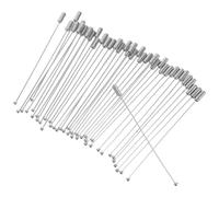 Spilla da Bavero Lunga 90mm in Rame, 40 Pezzi, Argento | Design Semplice, Lavorazione Fatta a Mano, per Colletto e Abiti, Adatta a Riunioni Familiari e Feste
