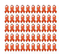 Spilla da bavero per sensibilizzazione a nastro, per aumentare il riconoscimento dei volontari dell'HIV, Misura unica, come descritto