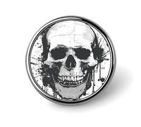 Spilla da bavero per uomo, spille e spille per donna - Distintivo rotondo in metallo con pappagalli blu e verdi per camicie, giacche, cappelli