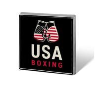Spilla da bavero personalizzata con bandiera americana, ideale per boxe, cravatta, cappello, abito, vestito, regali per donne e uomini, matrimonio, compleanno