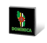 Spilla da bavero personalizzata con bandiera dominicana, spilla quadrata per cravatta, cappello, abito, regalo per donna e uomo per matrimoni e compleanni.