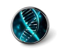 Spilla da bavero personalizzata con filo di geni scientifici, spilla classica in lega di alluminio, spilla squisita personalizzata da 1 pollice per zaini, cappelli, giacche, abiti, decorazioni