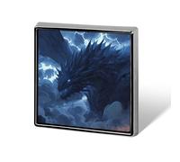 Spilla da bavero smaltata con drago volante con nuvole spesse, per donne e uomini, gioielli, zaini, cappelli, decorazione