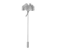 Spilla da bavero sofisticata alla moda con foglia di gingko con disegni a olio gocciolante accessorio a contrasto per forniture per feste costumi pin bastone moda, Misura unica, come descritto