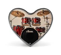 Spilla da bavero standard con motivo a batteria Rocky Mountain Range - Spille a forma di cuore per accessori da uomo e da donna, spille da bavero in smalto leggero da 1" per zaini, cappelli, borse, co