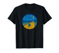 Spilla da bowling Lane League - Van Gogh Starry Night Style Maglietta