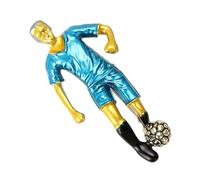 Spilla da calcio smaltata vivace, gioielli calciatore, accessori eleganti per migliorare l'outfit, gioielli da calcio versatili, Einheitsgröße, come descritto