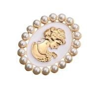 Spilla Da Cameo Vittoriana Retrò Con E Perle Eleganti Accessori Per Giacche Sciarpe Donne Gioielli Le Donne Accessori Spille Cameo