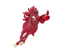 Spilla da cavallo, versatile e alla moda, adatta per occasioni casual e speciali, elegante cristallo, Taglia unica, come descritto