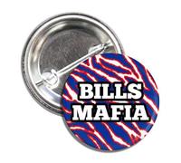 Spilla da collezione Bills Mafia, 3,8 cm, con design rosso, bianco e blu, per fan del calcio Destiny is Calling