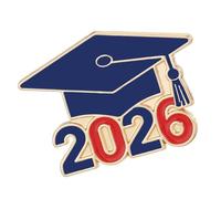 Spilla da corpetto con spilla in lega design a forma libro e berretto per i laureati del 2026 che commemorano le feste speciali, regalo per l ' anno laurea