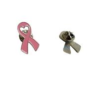 Spilla da donna 10 pezzi con nastro rosa, spilla distintivo Per Feste