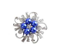 Spilla da donna con spilla da balia per il petto, ornamento elegante, spilla da balia, accessori con strass glitterati, motivo floreale, semplice per migliorare la qualità della vitaPratica ed