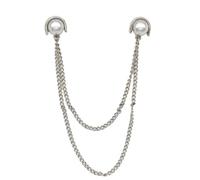 Spilla da donna con strass, adatta per feste e matrimoni, graziose spille da bavero con strass, stile vintage, A, come descritto