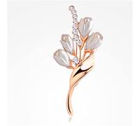 Spilla da Donna Temperamento Tulip Flower Suit Jacket Pin Corpetto Accessori