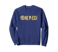 Spilla da Gamba Nera di One Piece Sanji Anime Felpa, Unisex per Adulti, Navy, M