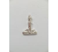 Spilla da giacca con la LANTERNA di GENOVA in ARGENTO 925 - Pins FARO -