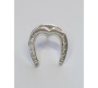 Spilla da giacca (pins) con FERRO DI CAVALLO in Argento 925 - equitazione