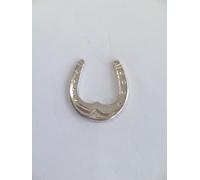 Spilla da giacca (pins) con FERRO DI CAVALLO in Argento 925 -Equitazione -Ippica